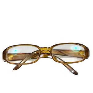 Gucci Translucent Brown Havanna Eyeglasses Frames (#1439) 51-15 125 Italy